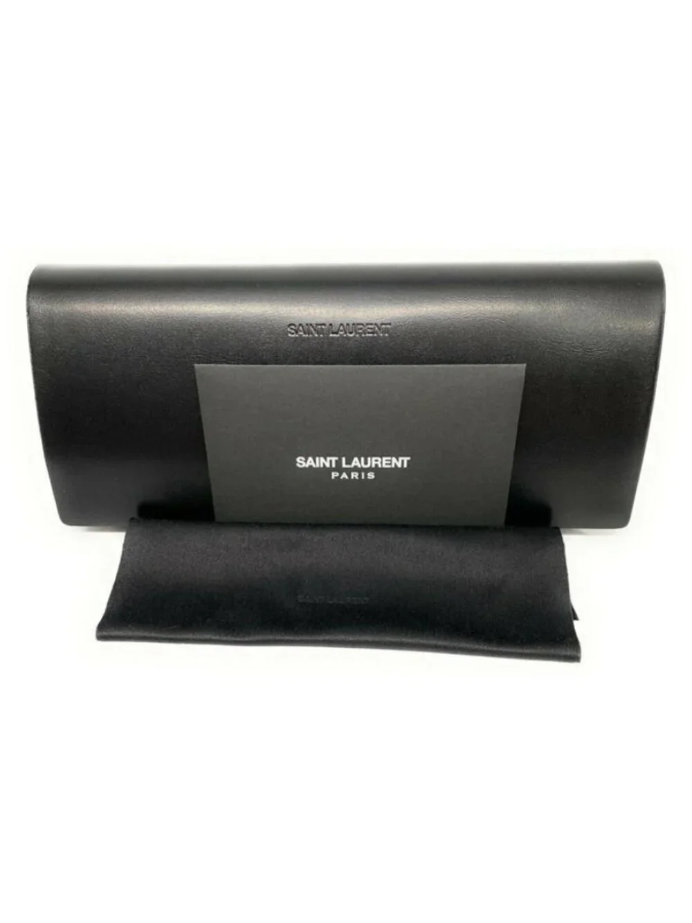 New Yves Saint Laurent Women  Black Eyeglasses  52- 19-